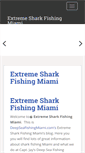 Mobile Screenshot of extremesharkfishingmiami.com